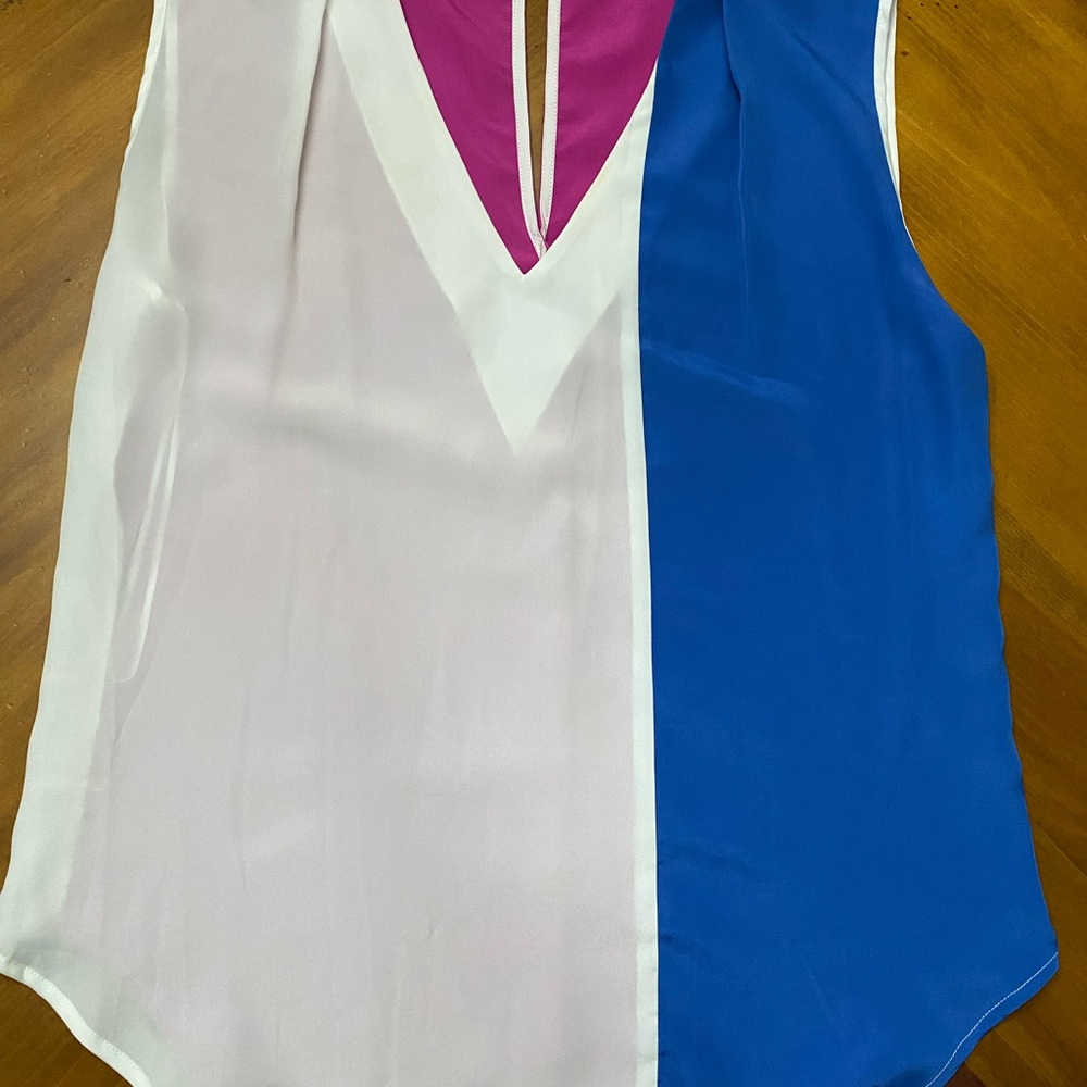 Colorblock Sleeveless Top